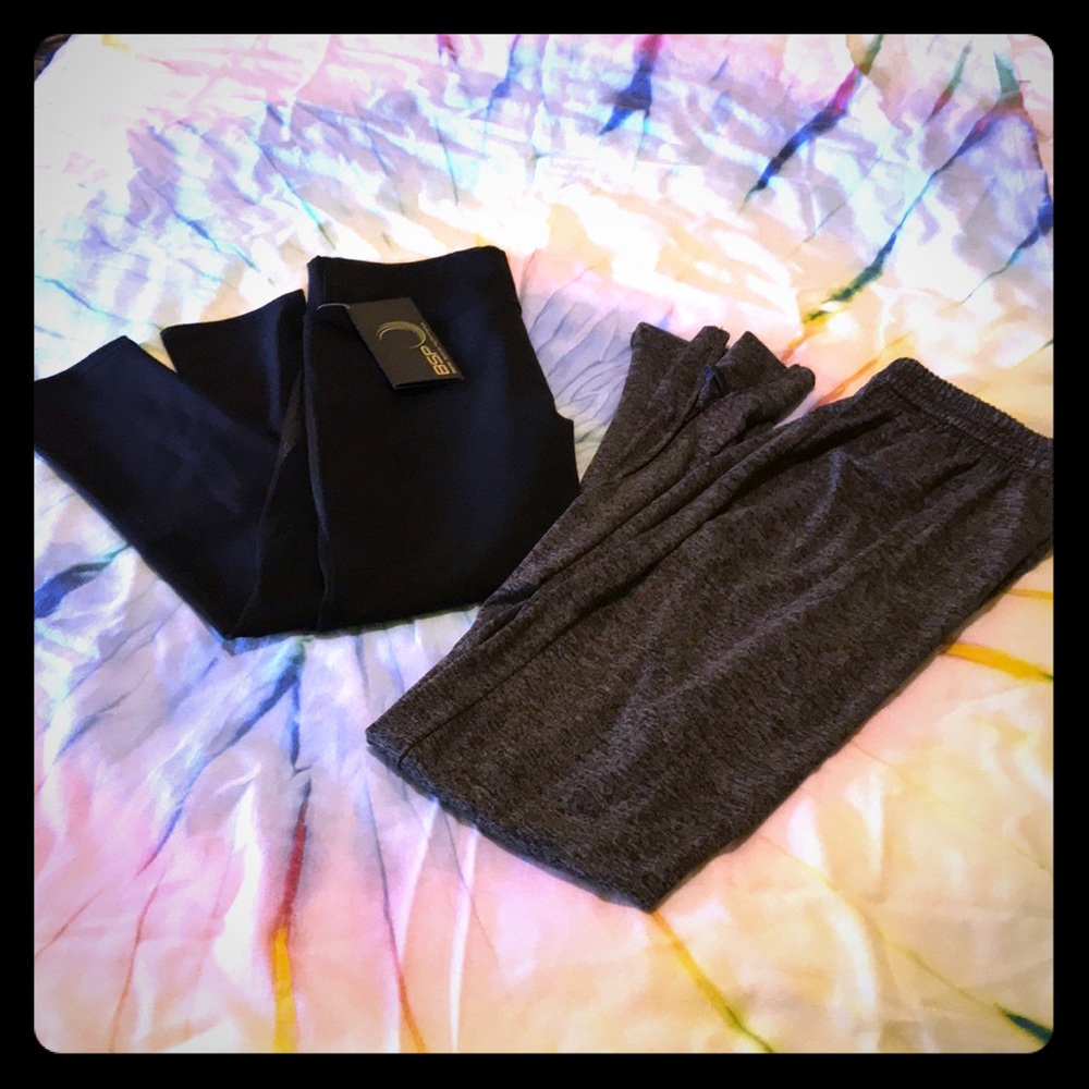 2 pair of athletic pants.